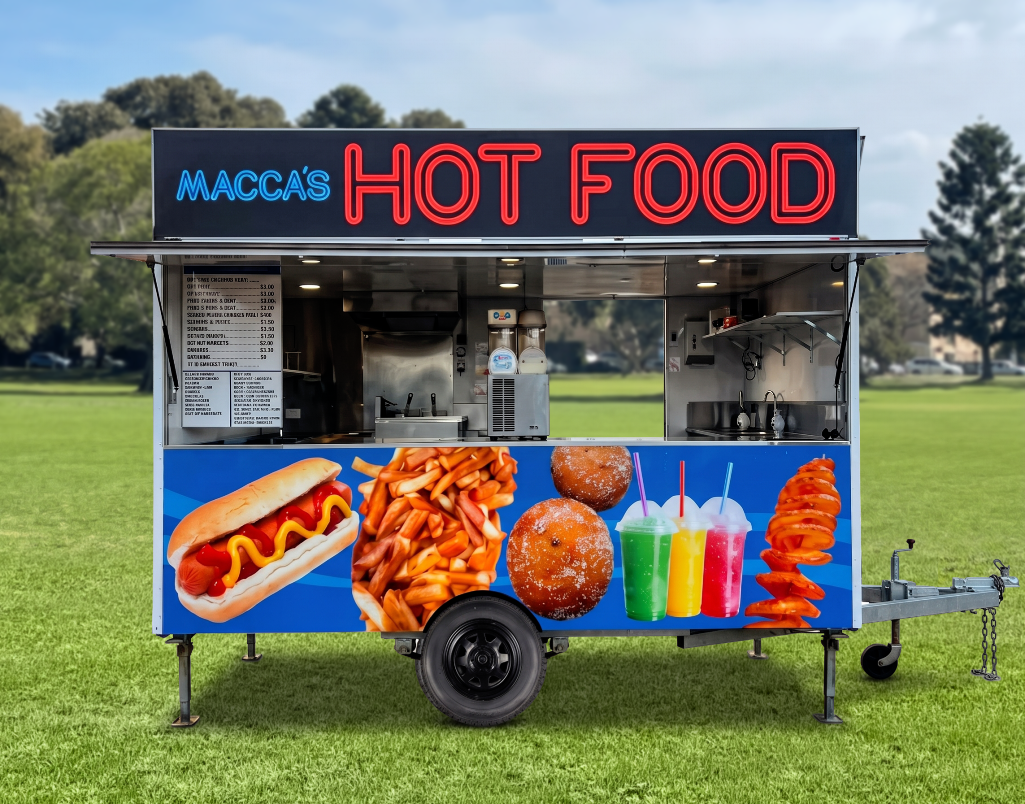 Maccas Food Van Enviroment